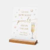 Perles Prosecco Enterrement de Vie de Jeune Fille (Angle)