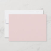 Perles roses et prosecco : carte de conseils pour (Dos)