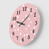 Perles roses Motif Grande horloge (Angle)