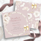 Perles roses Poursuivre Invitation