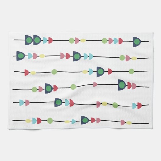 Perles sur cordes serviettes de thé (Horizontal)