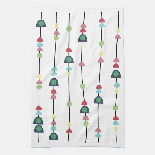 Perles sur cordes serviettes de thé (Vertical)