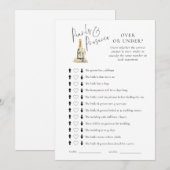 Perles sur ou sous la Fête des mariées Carte de je (Devant / Derrière)