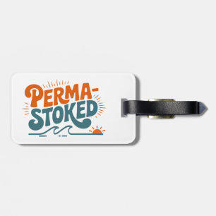 Perma-Stoked Golven Bagagelabel