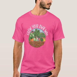 Permacultuur Boer Landbouw Tuinieren Urban Fa T-shirt