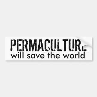 Permacultuurbumper Bumpersticker