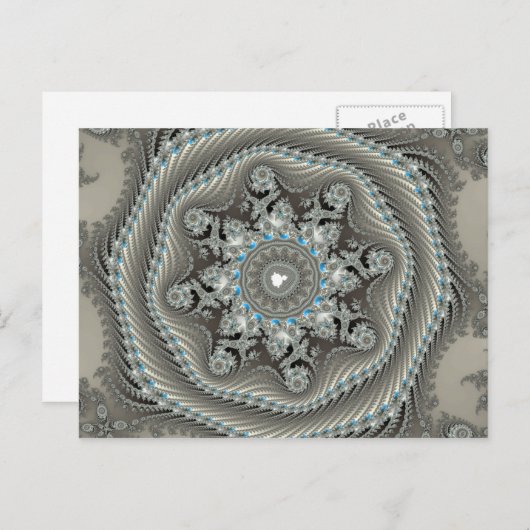 Permafrosting - Carte postale fractale (Devant / Derrière)