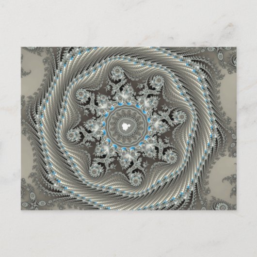 Permafrosting - Fractaal Briefkaart (Voorkant)