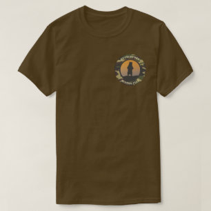 Permanent Beer en Camo Round Design T-Shirt