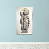 Permanent Bodhisattva Maitreya, 3e eeuw Canvas Afdruk (Insitu (Houten vloer))