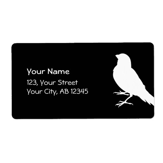 Permanent Canarische vogelpest Etiket (Voorkant)