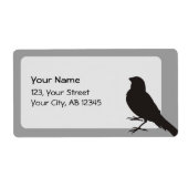 Permanent Canarische vogelpest Etiket (Voorkant)