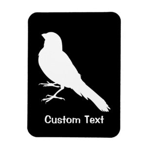 Permanent Canarische vogelpest Magneet