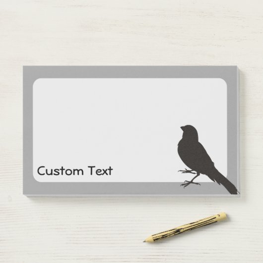 Permanent Canarische vogelpest Post-it® Notes (Op bureau)