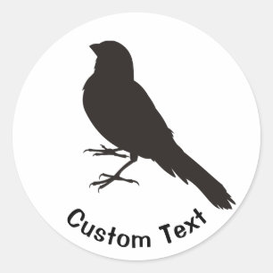 Permanent Canarische vogelpest Ronde Sticker