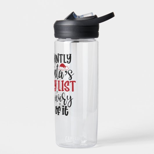 Permanent op Santa's Naught-lijst en Loving Ever Waterfles (Links)