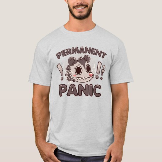 Permanent panic Opossum T-shirt (Voorkant)