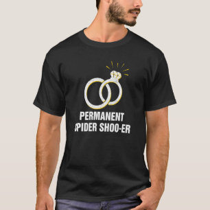 Permanent Spider Shooer Husband en echtgenote H T-shirt