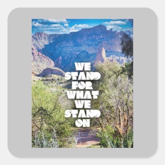 Permanent Vierkante Sticker (Voorkant)