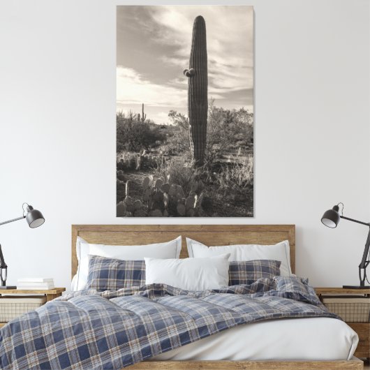 Permanente band canvas afdruk (Insitu (Slaapkamer))