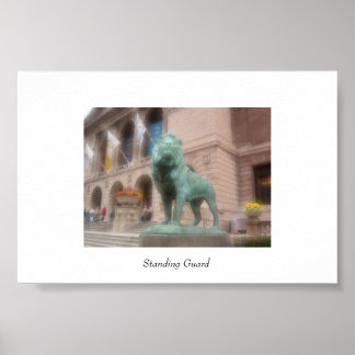 Permanente bewaking poster