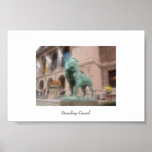 Permanente bewaking poster (Voorkant)