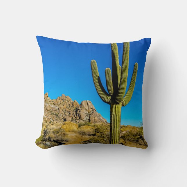 Permanente Cactus Kussen (Voorkant)