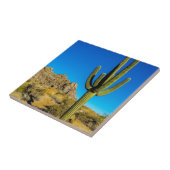 Permanente Cactus Tegeltje (Zijkant)