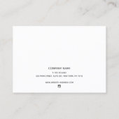 Permanente Eyeliner basisinstructies voor nazorg B Visitekaartje (Achterkant)