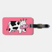 Permanente Koe met Daisies Bagagelabel (Achterkant horizontaal)