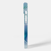 Permanente Ovations, Abstract Blue Turquoise Fract Case-Mate iPhone Case (Achterkant / Links)