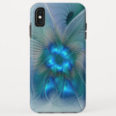 Permanente Ovations, Abstract Blue Turquoise Fract Case-Mate iPhone Case (Achterkant)