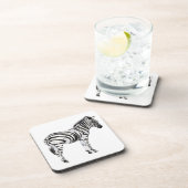 Permanente Zebra Bier Onderzetter (Rechterzijde)