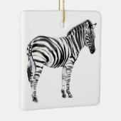 Permanente Zebra Keramisch Ornament (Rechts)