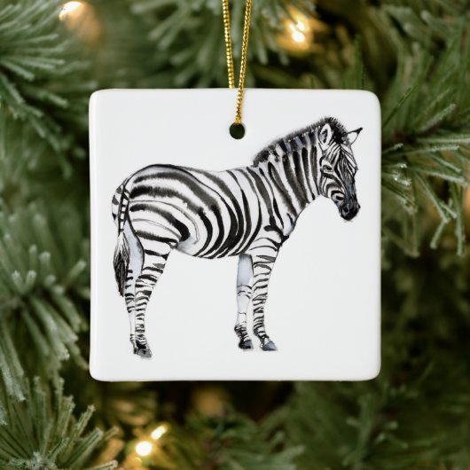 Permanente Zebra Keramisch Ornament (Boom)