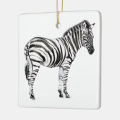 Permanente Zebra Keramisch Ornament (Links)