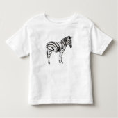 Permanente Zebra Kinder Shirts (Voorkant)