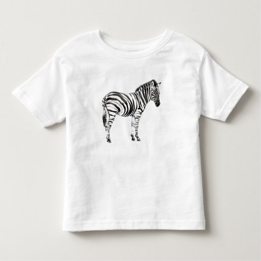 Permanente Zebra Kinder Shirts (Voorkant)