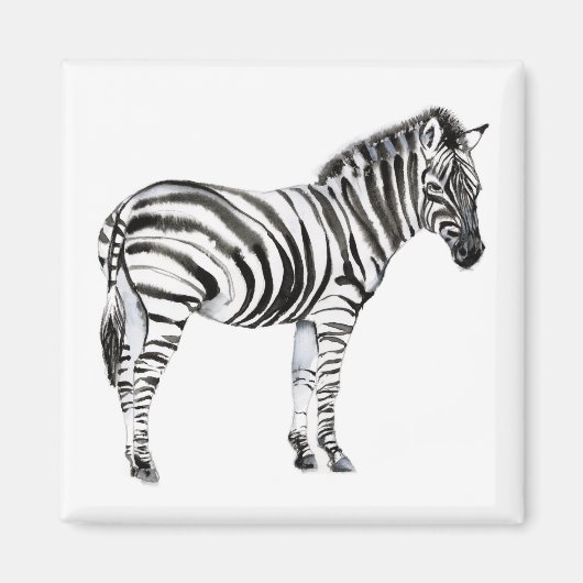 Permanente Zebra Magneet (Voorkant)