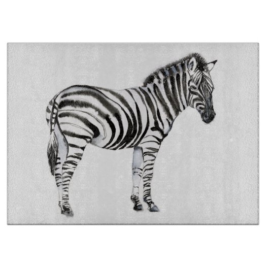 Permanente Zebra Snijplank (Voorkant)