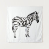 Permanente Zebra Wandkleed (Voorkant)