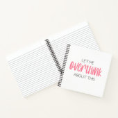 Permettez-Moi De Réfléchir À Ce Carnet (Intérieur)