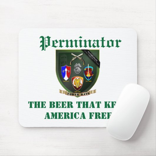 Perminator Mousepad Muismat (Met muis)