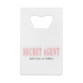 Permis d'agent secret Fête d'enterrement de vie de (Dos)