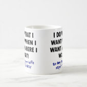 Permission de la femme Drôle Mug ou Citations de M (Centre)
