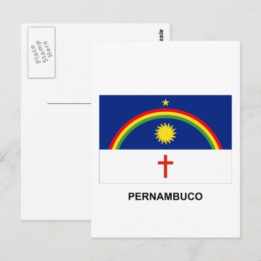 Pernambuco, vlag van Brazilië Briefkaart (Voorkant / Achterkant)