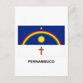 Pernambuco, vlag van Brazilië Briefkaart (Voorkant)