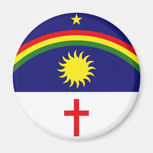 Pernambuco, vlag van Brazilië Magneet (Voorkant)