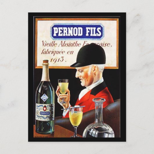 Pernod Fils Briefkaart (Voorkant)