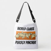 Perogy Pincher Cross Body Canvas tas van wereldkla (Voorkant)